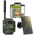 Ultimate 4G LTE Cellular Solar Trail Camera with Live Streaming, Night Vision & Real-Time Wildlife Alerts - Unleash Unlimited Data!